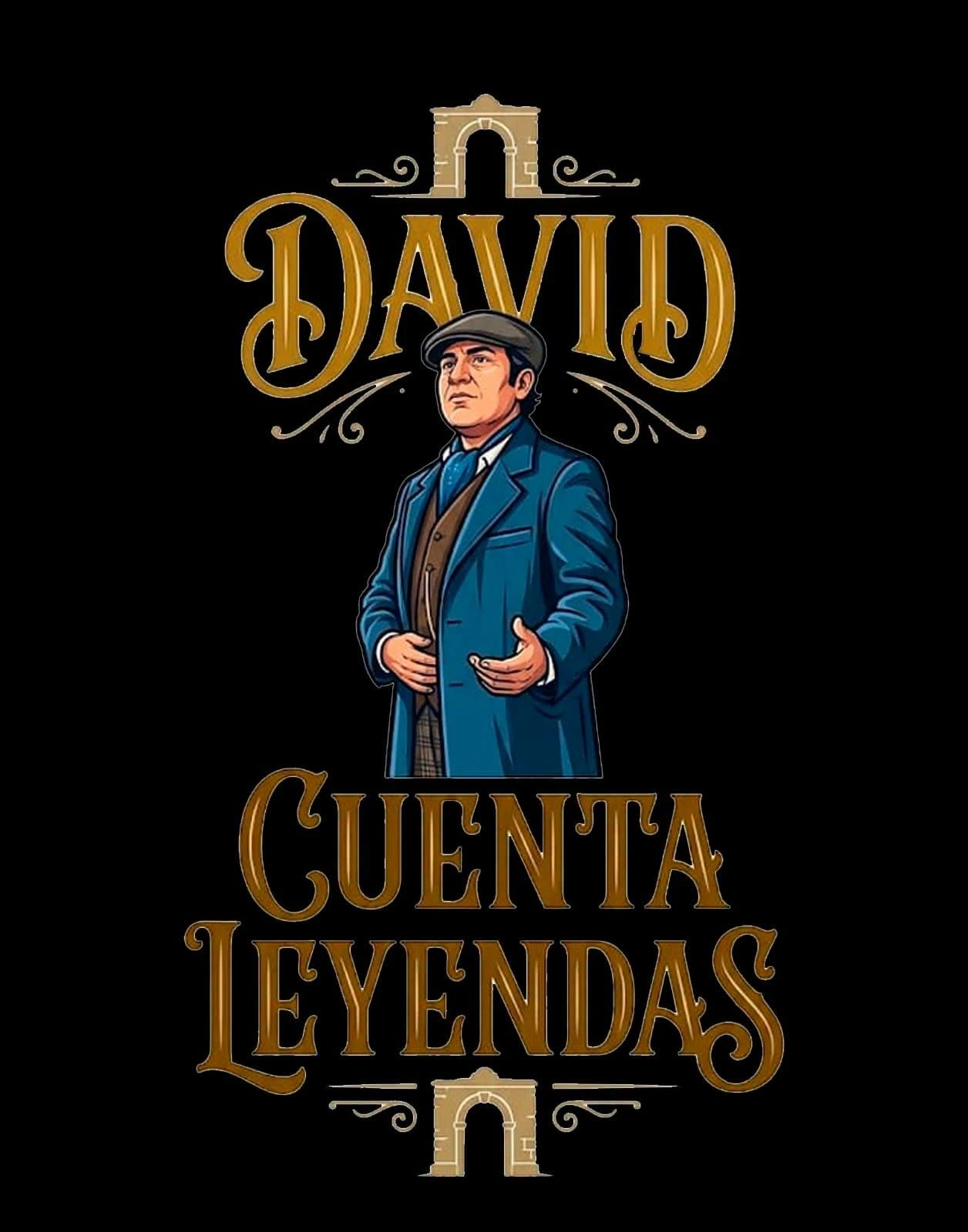 David Cuentaleyendas en Noche de Leyendas en el Centro Histórico
